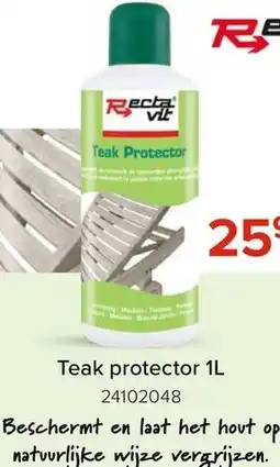 Euroshop Recta vit Teak Protector aanbieding