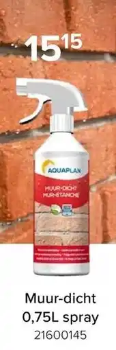 Euroshop Aquaplan Muur-dicht spray aanbieding