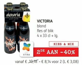 Spar Colruyt Victoria blond aanbieding
