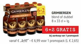 Spar Colruyt Grimbergen blond of dubbel aanbieding