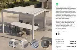 Europoint Gazebo Luxe aanbieding