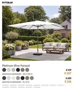Europoint Platinum Riva Parasol aanbieding
