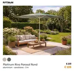 Europoint Platinum Riva Parasol Rond aanbieding