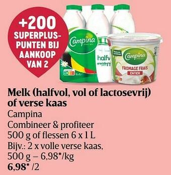 Delhaize Volle verse kaas aanbieding
