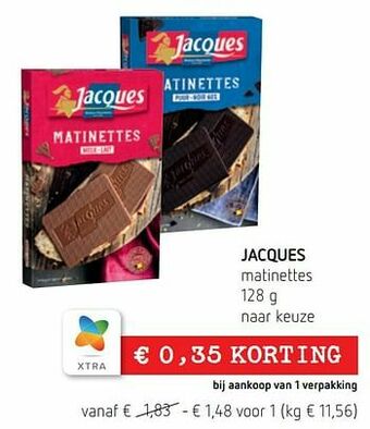 Spar Colruyt Jacques matinettes aanbieding