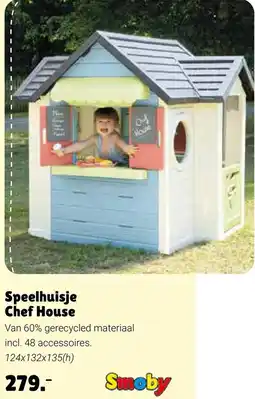 Europoint Smoby Speelhuisje Chef House aanbieding