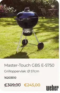 Europoint Weber Master-Touch GBS E-5750 aanbieding