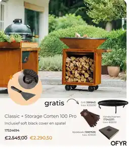 Europoint OFYR Classic + Storage Corten 100 Pro aanbieding