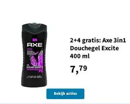 Plein.nl Axe 3-in-1 Douchegel Excite aanbieding