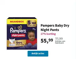 Plein.nl Pampers Baby Dry Night Pants aanbieding