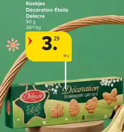 Carrefour Delacre Koekjes Décoration Étoile aanbieding