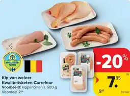 Carrefour Kip van weleer Kwaliteitsketen Carrefour aanbieding