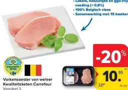 Carrefour Varkensoester van weleer Kwaliteitsketen Carrefour aanbieding