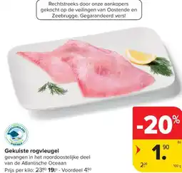 Carrefour Gekuiste rogvleugel aanbieding