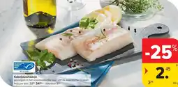Carrefour Kabeljauwhaasje aanbieding