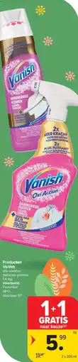 Carrefour Vanish Producten aanbieding