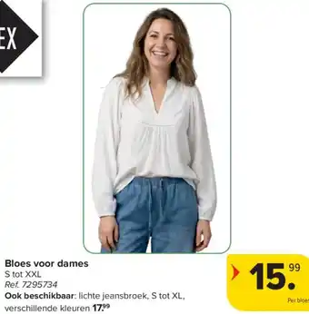 Carrefour Bloes voor dames aanbieding