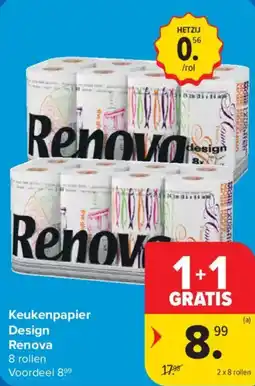 Carrefour Design Renova Keukenpapier aanbieding