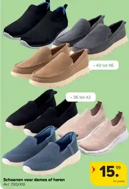 Carrefour Schoenen voor dames of heren aanbieding