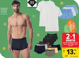 Carrefour Assortiment ondergoed voor heren aanbieding