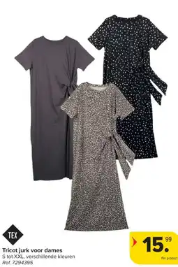 Carrefour Tricot jurk voor dames aanbieding