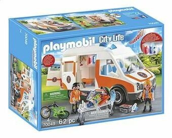 Dreamland PLAYMOBIL City Life 70049 Ambulance en ambulanciers aanbieding
