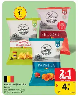 Carrefour Ambachtelijke chips Lucien aanbieding