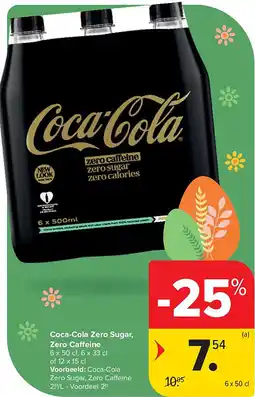 Carrefour Coca-Cola Zero Sugar, Zero Ca eine aanbieding