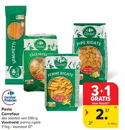 Carrefour Pasta Carrefour aanbieding