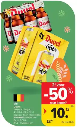 Carrefour Bier Duvel aanbieding
