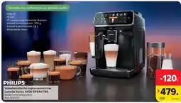 Carrefour Volautomatische espressomachine LatteGo Series 5400 EP5447/90 aanbieding