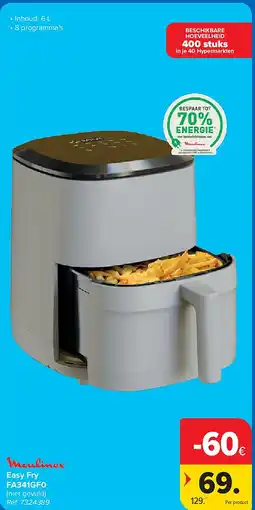 Carrefour Easy Fry FA341GF0 aanbieding