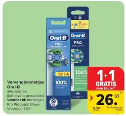 Carrefour Vervangborsteltjes Oral-B aanbieding