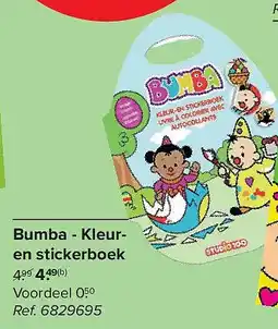 Carrefour Bumba - Kleuren stickerboek aanbieding