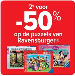 Carrefour op de puzzels van Ravensburger aanbieding