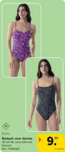 Carrefour Badpak voor Dames aanbieding