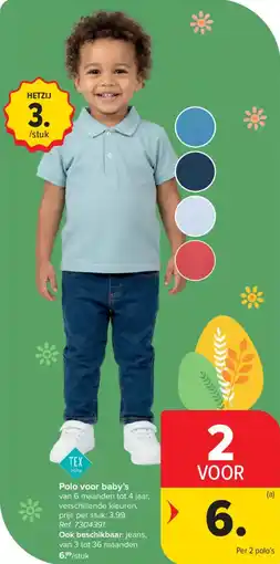 Carrefour Polo voor baby's aanbieding