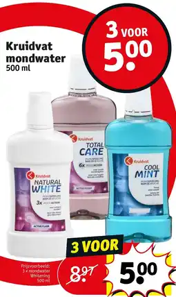 Kruidvat Kruidvat Mondwater aanbieding