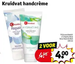 Kruidvat Kruidvat handcrème aanbieding