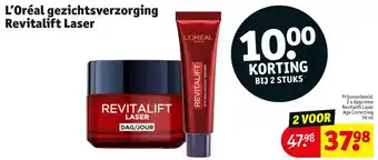 Kruidvat L'Oréal Gezichtsverzorging Revitalift Laser aanbieding