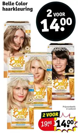 Kruidvat Belle Color haarkleuring aanbieding