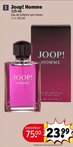 Kruidvat Joop! Homme aanbieding