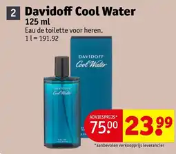 Kruidvat Davidoff Cool Water aanbieding