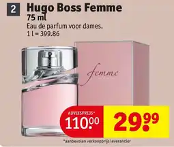 Kruidvat Hugo Boss Femme aanbieding