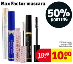 Kruidvat Max Factor Mascara aanbieding