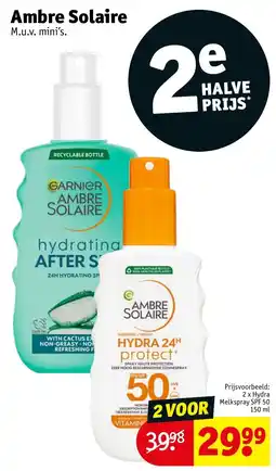 Kruidvat Ambre Solaire aanbieding