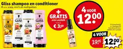 Kruidvat Gliss shampoo en conditioner aanbieding