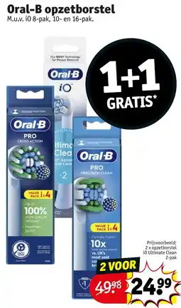 Kruidvat Oral-B opzetborstel aanbieding