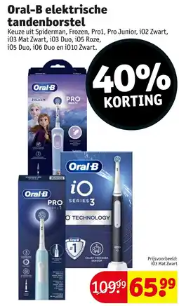 Kruidvat Oral-B elektrische tandenborstel aanbieding