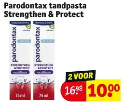 Kruidvat Parodontax tandpasta Strengthen & Protect aanbieding